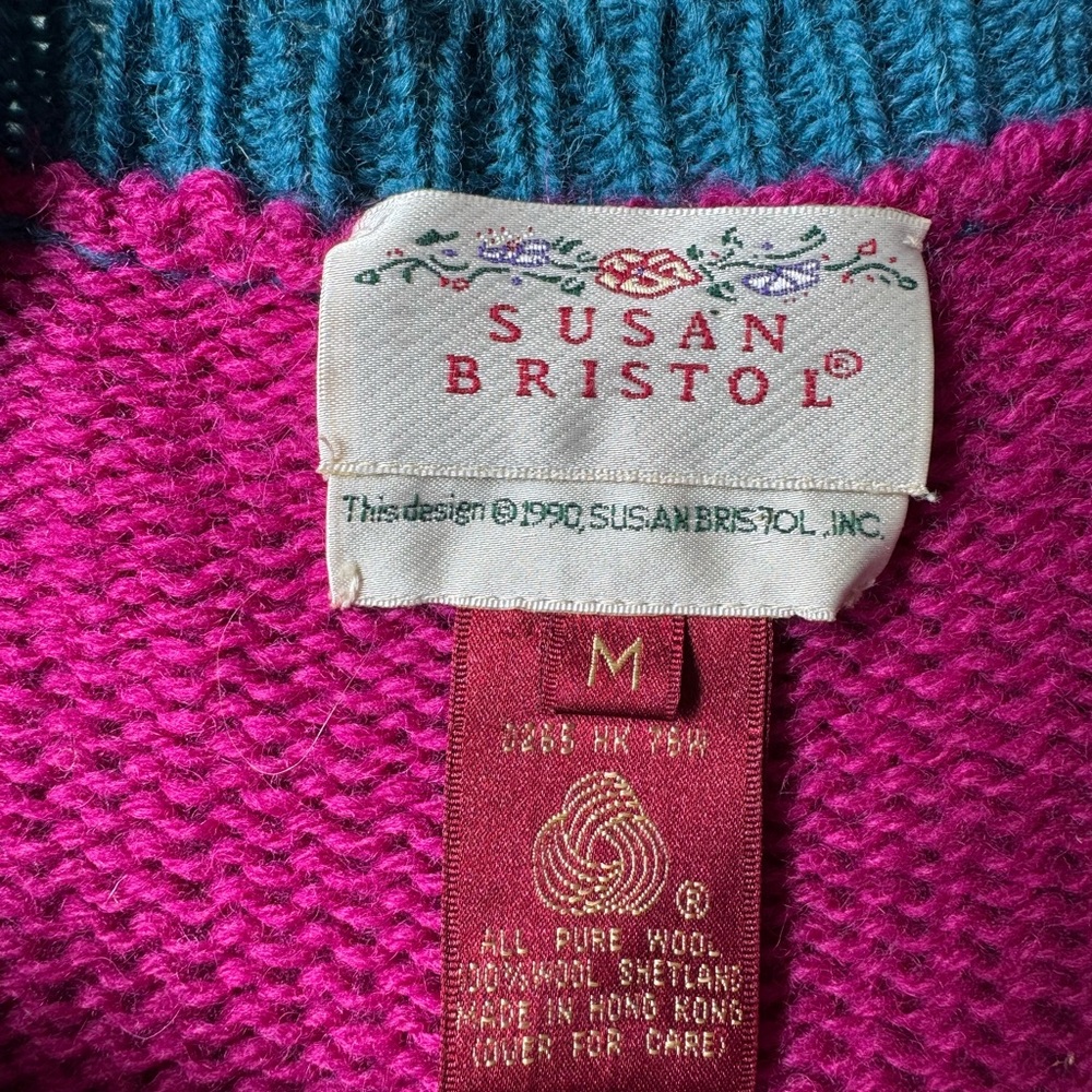 Susan Bristol Multicolor Patchwork Cardigan - Picture 2 of 6